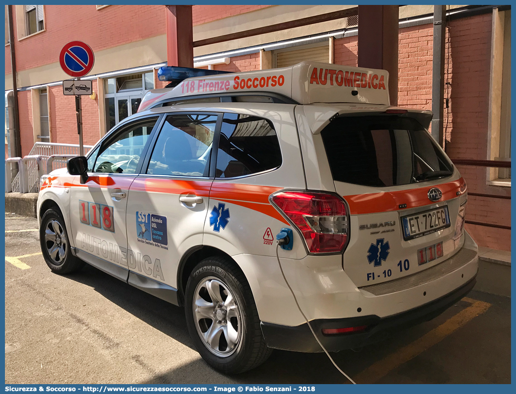 FI 10 10
118 Firenze Soccorso
Subaru Forester VI serie
Allestitore Mariani Fratelli S.r.l.
Parole chiave: 118;Firenze;Soccorso;Automedica;Automedicalizzata;Auto Medica;Auto Medicalizzata;Subaru;Forester;Mariani Fratelli