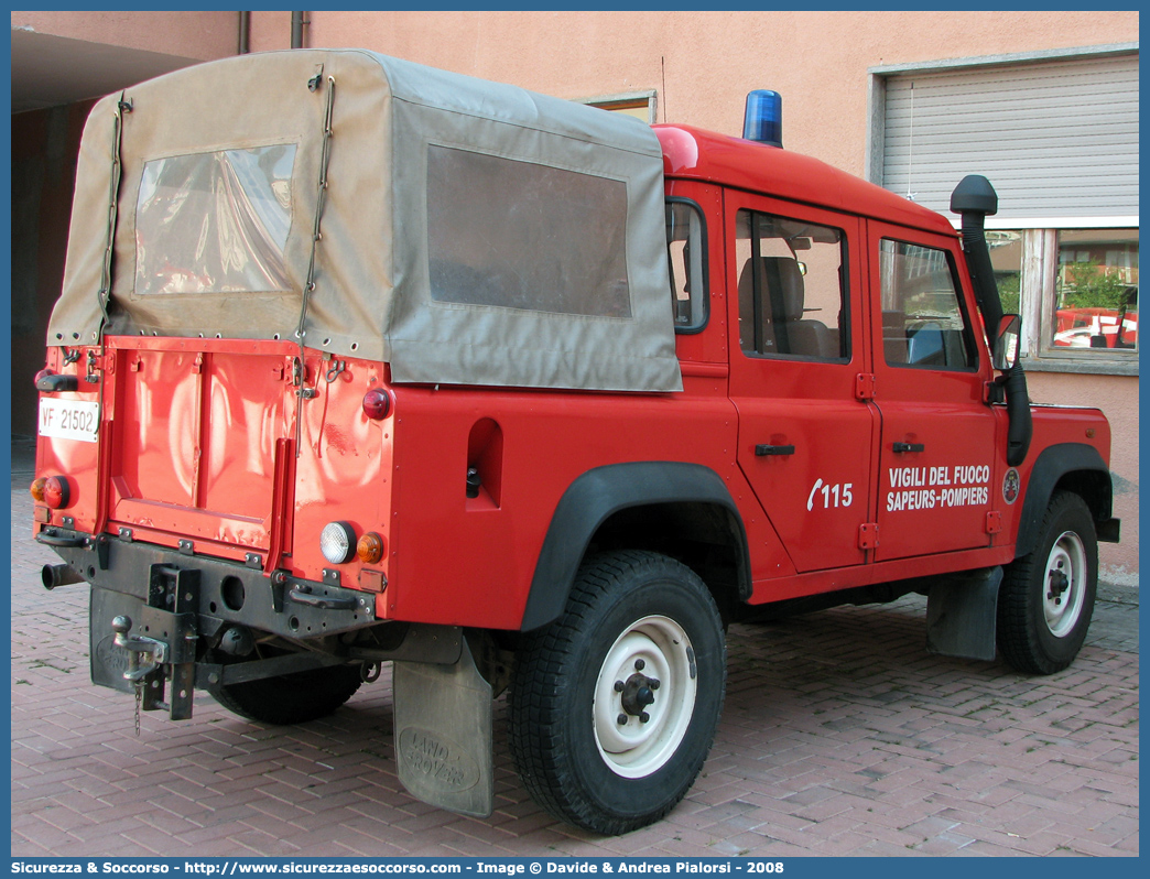 VF 21502
Vigili del Fuoco
Regione Autonoma Valle d'Aosta
Land Rover Defender 110
Parole chiave: VF;V.F.;Vigili;Fuoco;Regione;Autonoma;Valle;Aosta;Land Rover;Defender;110;21502