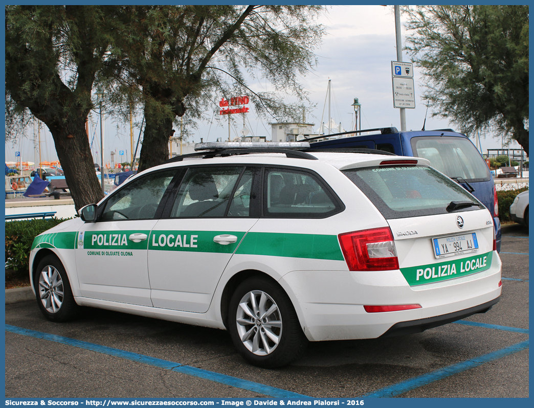 Polizia Locale YA994AJ
Polizia Locale
Comune di Olgiate Olona
Skoda Octavia Wagon IV serie
Allestitore Projet Service S.r.l.
Parole chiave: Polizia;Locale;Municipale;Olgiate Olona;Skoda;Octavia;Wagon;SW;S.W.;Projet Service;YA994AJ;YA 994 AJ