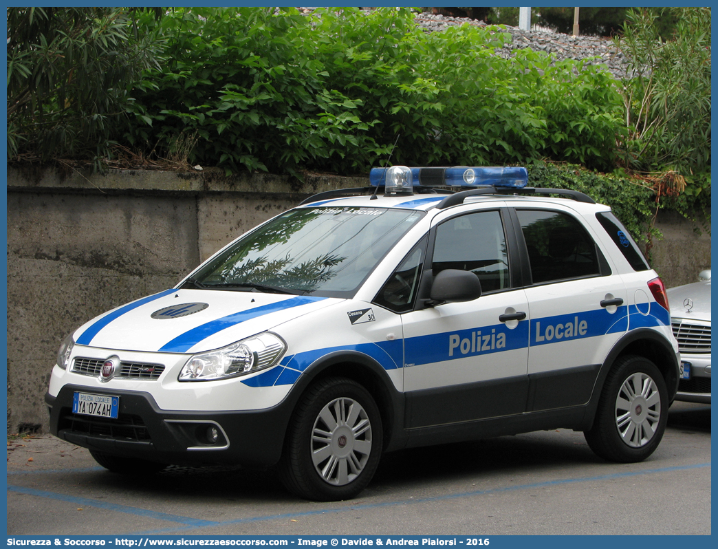 Polizia Locale YA074AH
Polizia Locale
Comune di Cesena
Fiat Sedici II serie
Allestitore Ciabilli S.r.l.
Parole chiave: Polizia;Locale;Municipale;Cesena;Fiat;Sedici;Ciabilli;YA074AH;YA 074 AH