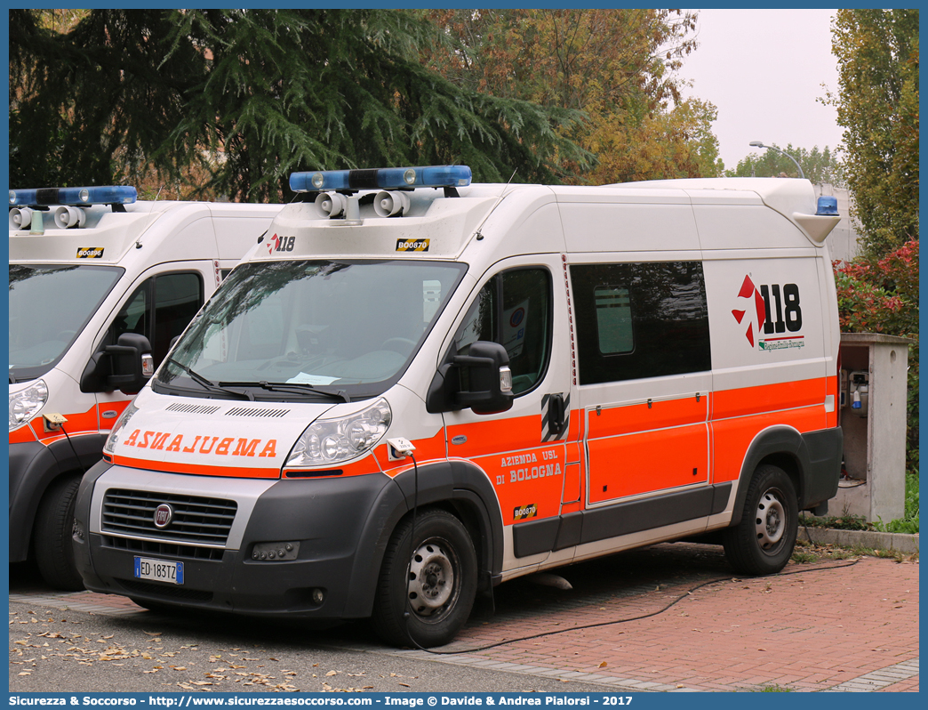 BO 0870
118 Bologna Soccorso
Fiat Ducato III serie
Allestitore Vision S.r.l.
Parole chiave: 118;Bologna;Soccorso;Ambulanza;Autoambulanza;Fiat;Ducato;X250;X 250;Vision