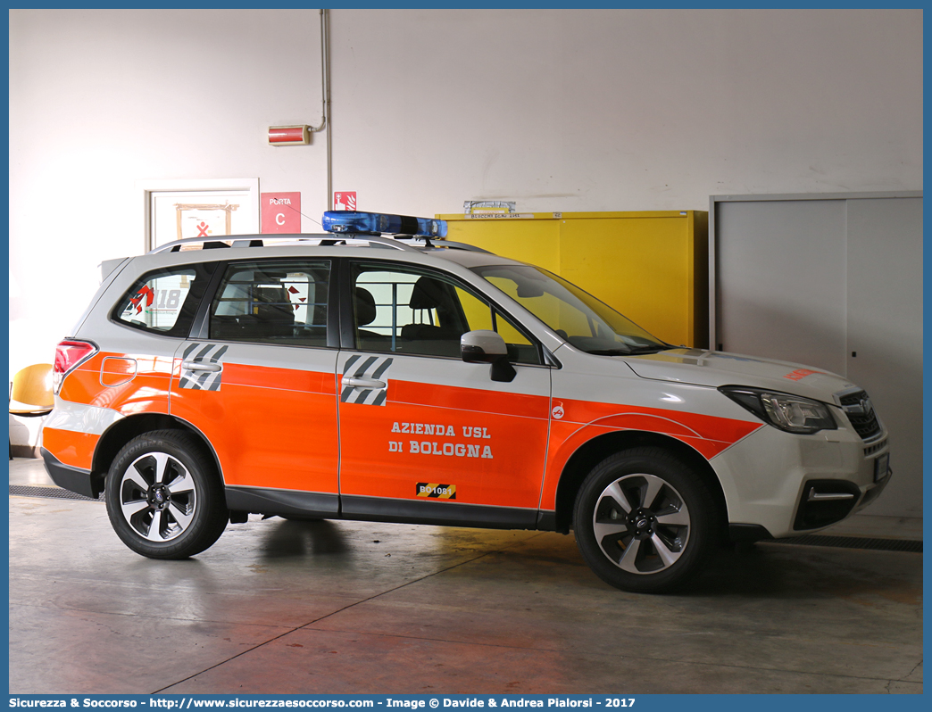 BO 1081
118 Bologna Soccorso
Subaru Forester VI serie restyling
Allestitore Aricar S.p.A.
Parole chiave: 118;Bologna;Soccorso;Automedica;Automedicalizzata;Auto Medica;Auto Medicalizzata;Subaru;Forester;Aricar