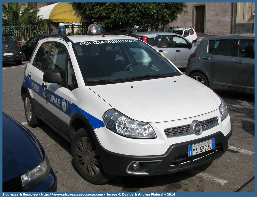 Polizia Locale YA532AG
Polizia Municipale
Comune di Acireale
Fiat Sedici II serie
Parole chiave: Polizia;Locale;Municipale;Acireale;Fiat;Sedici;YA532AG;YA 532 AG