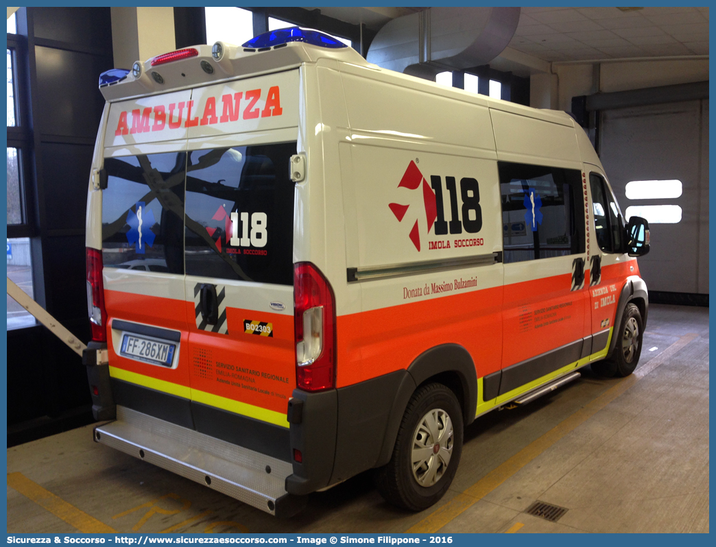 BO 2303
118 Imola Soccorso
Fiat Ducato III serie restyling
Allestitore Vision S.r.l.
Parole chiave: 118;Imola;Soccorso;Ambulanza;Autoambulanza;Fiat;Ducato;X290;X 290;Vision