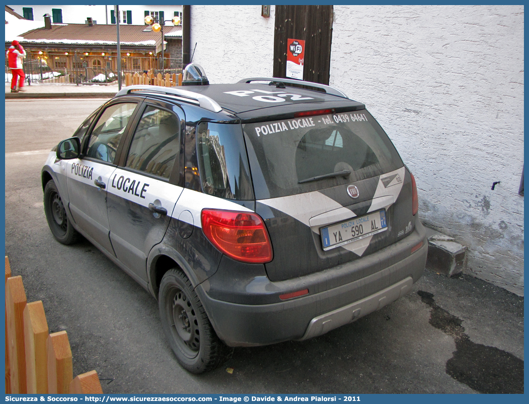 Polizia Locale YA590AL
Polizia Locale
Comune di Primiero
Fiat Sedici II serie
Parole chiave: Polizia;Locale;Municipale;Primiero;Fiat;Sedici;YA590AL;YA 590 AL