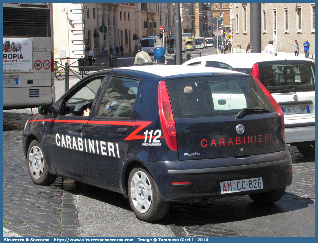 AM CC826
Arma dei Carabinieri
Reparto Carabinieri presso l'Aeronautica Militare
Fiat Punto III serie
Parole chiave: AM;A.M.;CC;C.C.;Arma;Carabinieri;Aeronautica;Militare;Fiat;Punto