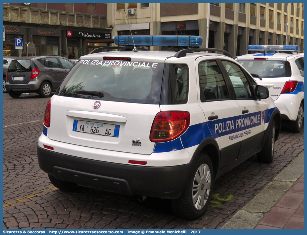 Polizia Locale YA626AG
Polizia Provinciale
Provincia di Perugia
Fiat Sedici II serie
Parole chiave: Polizia;Locale;Provinciale;Perugia;Fiat;Sedici;YA626AG;YA 626 AG