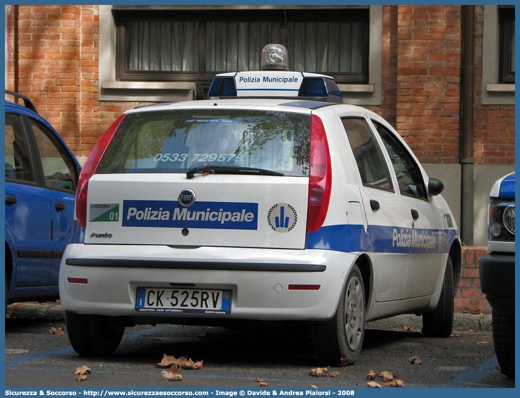 -
Polizia Municipale
Comune di Codigoro
Fiat Punto III serie
Parole chiave: Polizia;Locale;Municipale;Codigoro;Fiat;Punto