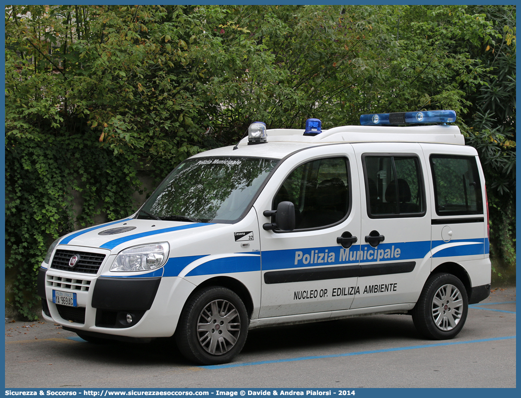 Polizia Locale YA969AG
Polizia Municipale
Comune di Cesena
Fiat Doblò I serie restyling
Allestitore Ciabilli S.r.l.
Parole chiave: Polizia;Locale;Municipale;Cesena;Fiat;Doblò;Doblo;Ciabilli;YA969AG;YA 969 AG