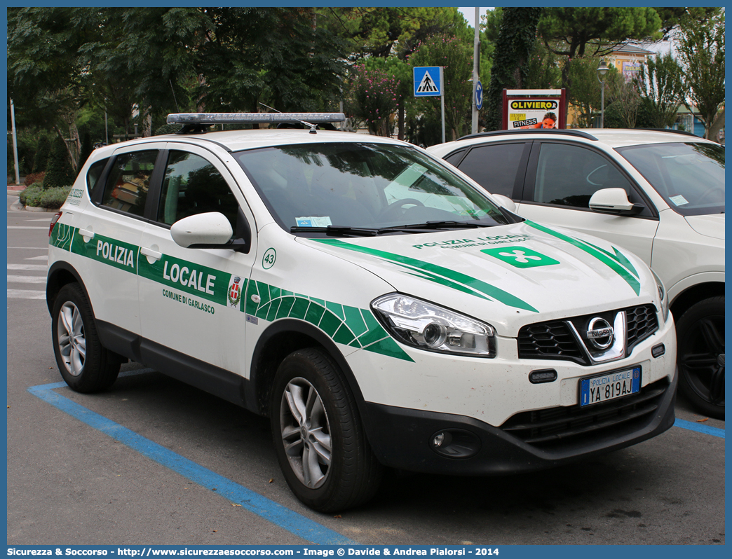 Polizia Locale YA819AJ
Polizia Locale
Comune di Garlasco
Nissan Qashqai II serie
Allestitore Projet Service S.r.l.
Parole chiave: Polizia;Locale;Municipale;Garlasco;Nissan;Qashqai;Projet Service;YA819AJ;YA 819 AJ