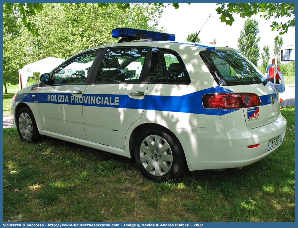 -
Polizia Provinciale
Provincia di Forlì - Cesena
Fiat Nuova Croma I serie
Allestitore Ciabilli S.r.l.
Parole chiave: Polizia;Locale;Provinciale;Forlì;Cesena;Fiat;Nuova Croma;Ciabilli