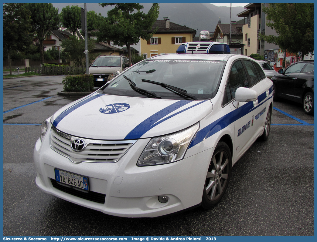 Polizia Locale YA846AC
Polizia Municipale
Comune di Brunico
Toyota Avensis Station Wagon III serie
Parole chiave: Polizia;Locale;Municipale;Brunico;Toyota;Avensis;YA;846;AC