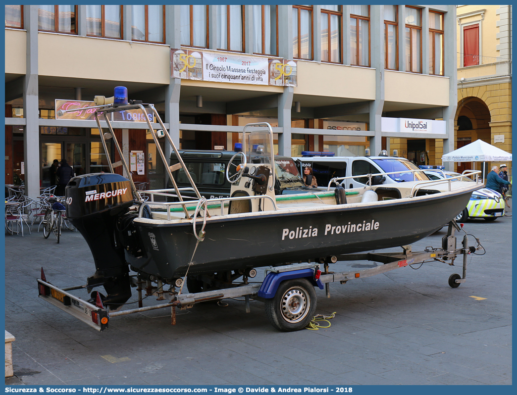 -
Polizia Provinciale
Provincia di Ravenna
Imbarcazione
Parole chiave: Polizia;Locale;Provinciale;Ravenna;Imbarcazione;Manta;Motoscafo;Barca