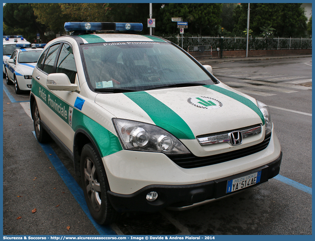 Polizia Locale YA514AE
Polizia Provinciale
Provincia di Rimini
Honda CR-V III serie
Allestitore Focaccia Group S.r.l.
Parole chiave: Polizia;Locale;Provinciale;Rimini;Honda;CR-V;CR - V;CR V;Focaccia;YA514AE;YA 514 AE