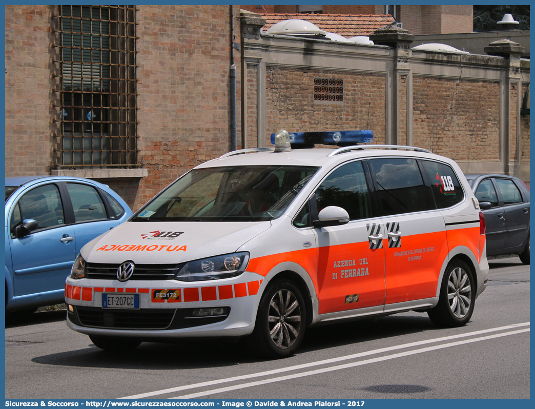 FE 3172
118 Ferrara Soccorso
Volkswagen Sharan IV serie
Allestitore Vision S.r.l.
Parole chiave: 118;Ferrara;Soccorso;Automedica;Auto Medica;Automedicalizzata;Auto Medicalizzata;Volkswagen;Sharan;Vision