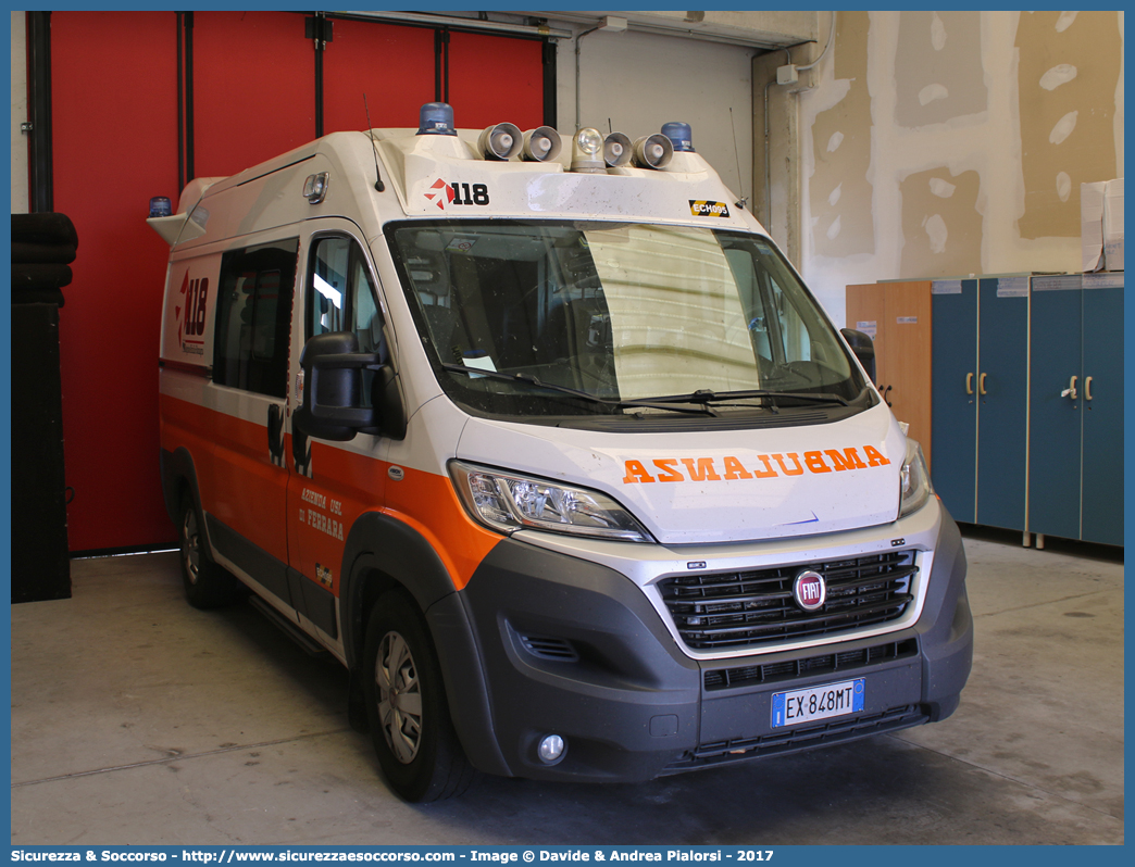 FE 3195
118 Ferrara Soccorso
Fiat Ducato III serie restyling
Allestitore Vision S.r.l.
Parole chiave: 118;Ferrara;Soccorso;Ambulanza;Autoambulanza;Fiat;Ducato;X290;Vision