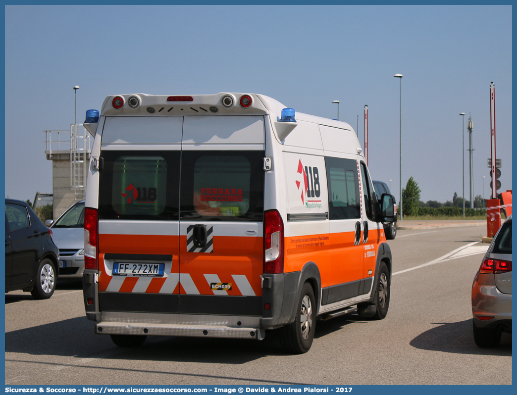 FE 3199
118 Ferrara Soccorso
Fiat Ducato III serie restyling
Allestitore Vision S.r.l.
Parole chiave: 118;Ferrara;Soccorso;Ambulanza;Autoambulanza;Fiat;Ducato;X290;Vision