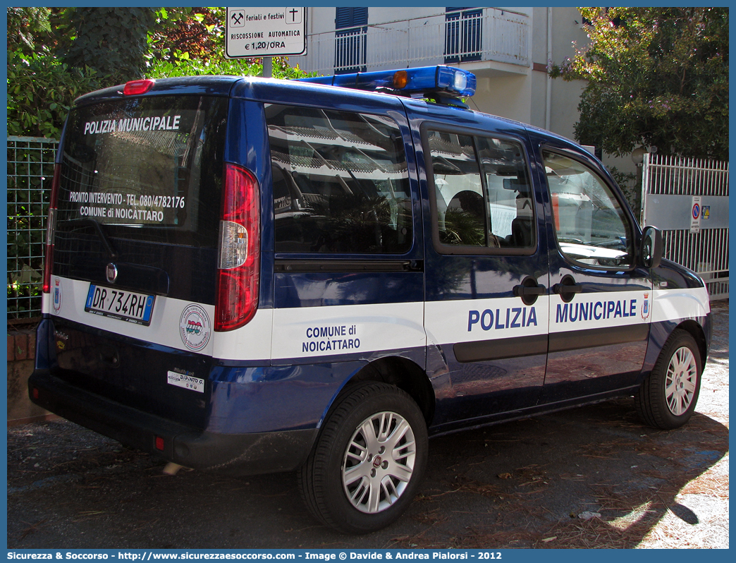 -
Polizia Municipale
Comune di Noicàttaro
Fiat Doblò I serie restyling
Parole chiave: Polizia;Locale;Municipale;Noicàttaro;Noicattaro;Fiat;Doblò;Doblo