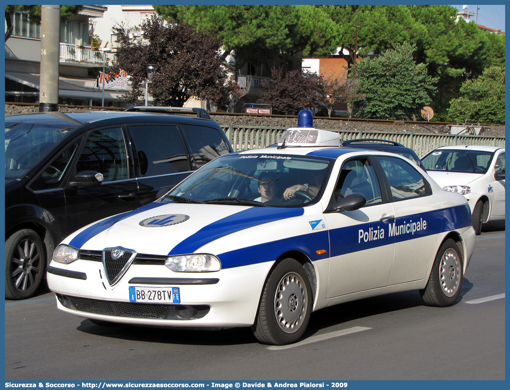 -
Polizia Municipale
Comune di Cento
Alfa Romeo 156 I serie
Parole chiave: Polizia;Locale;Municipale;Cento;Alfa Romeo;156