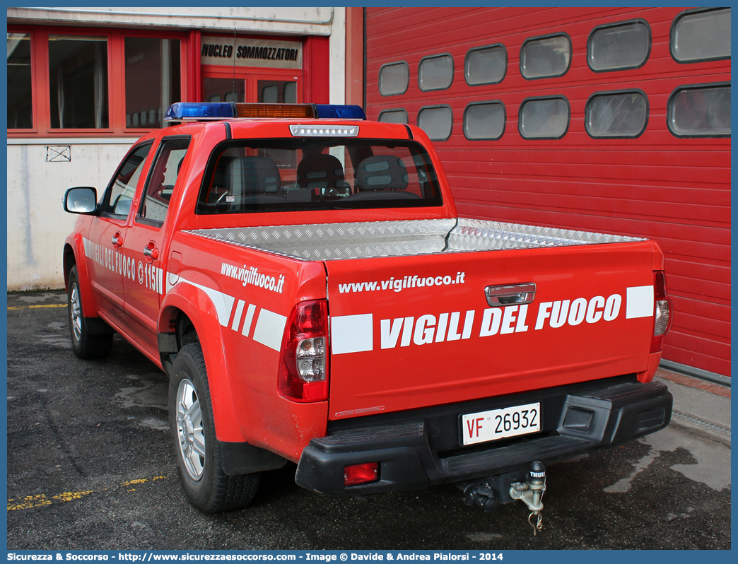 VF 26932
Corpo Nazionale Vigili del Fuoco
Isuzu D-Max I serie II restyling
Parole chiave: VVF;V.V.F.;Corpo;Nazionale;Vigili;del;Fuoco;Isuzu;Dmax;D-Max;D Max