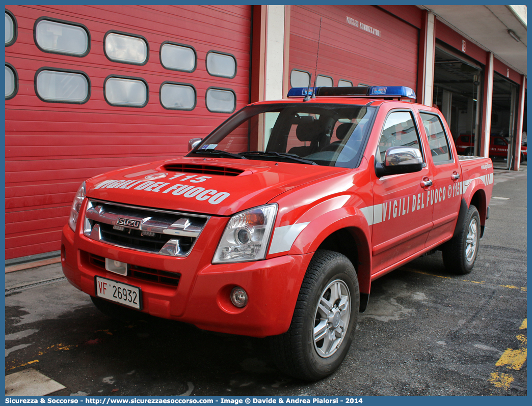 VF 26932
Corpo Nazionale Vigili del Fuoco
Isuzu D-Max I serie II restyling
Parole chiave: VVF;V.V.F.;Corpo;Nazionale;Vigili;del;Fuoco;Isuzu;Dmax;D-Max;D Max