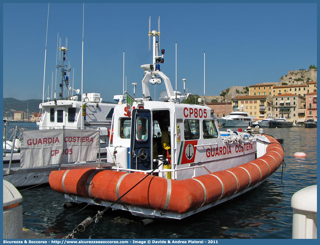 CP 805
Corpo delle Capitanerie di Porto
Guardia Costiera
Vedetta Costiera Classe 804
Cantieri Navali CodecasaDue S.p.A.
Parole chiave: Guardia;Costiera;Capitaneria;Capitanerie;Porto;Vedetta;Vedette;Costiera;Costiere;Classe;801;CP;C.P.;G.C.;GC;CP806;CP 806;CodeCasa