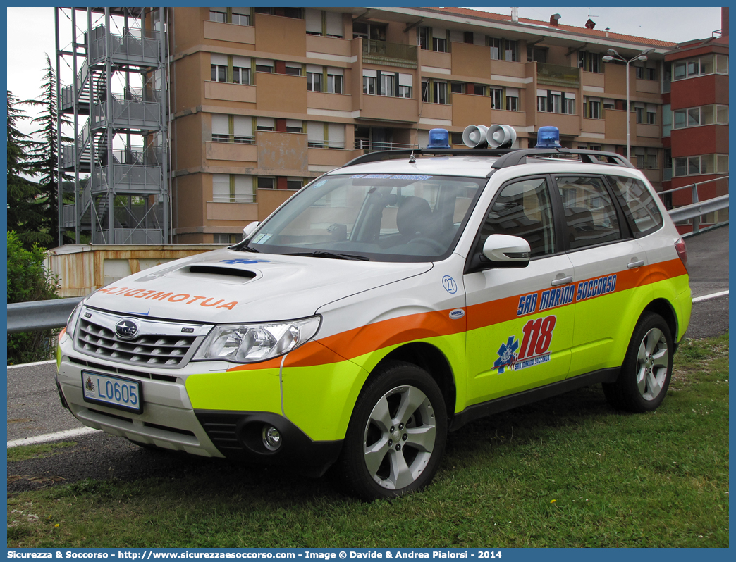 FALCO 27
118 San Marino Soccorso
Subaru Forester V serie
Allestitore Vision S.r.l.
Parole chiave: 118;San Marino;Soccorso;Automedica;Auto Medica;Automedicalizzata;Auto Medicalizzata;Subaru;Forester;Vision