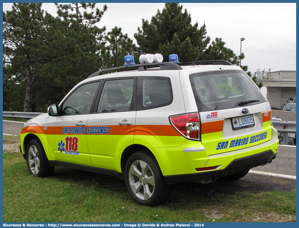 FALCO 27
118 San Marino Soccorso
Subaru Forester V serie
Allestitore Vision S.r.l.
Parole chiave: 118;San Marino;Soccorso;Automedica;Auto Medica;Automedicalizzata;Auto Medicalizzata;Subaru;Forester;Vision