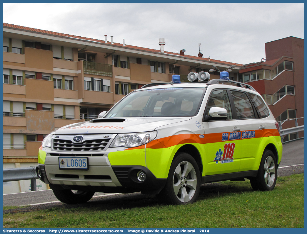 FALCO 27
118 San Marino Soccorso
Subaru Forester V serie
Allestitore Vision S.r.l.
Parole chiave: 118;San Marino;Soccorso;Automedica;Auto Medica;Automedicalizzata;Auto Medicalizzata;Subaru;Forester;Vision