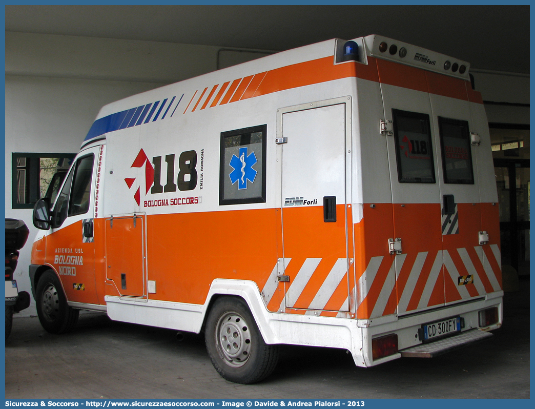 BO 2409
118 Bologna Soccorso
Fiat Ducato II serie restyling
Allestitore EDM S.r.l.
Parole chiave: 118;Bologna;Soccorso;Autoambulanza;Ambulanza;Fiat;Ducato;EDM;E.D.M.