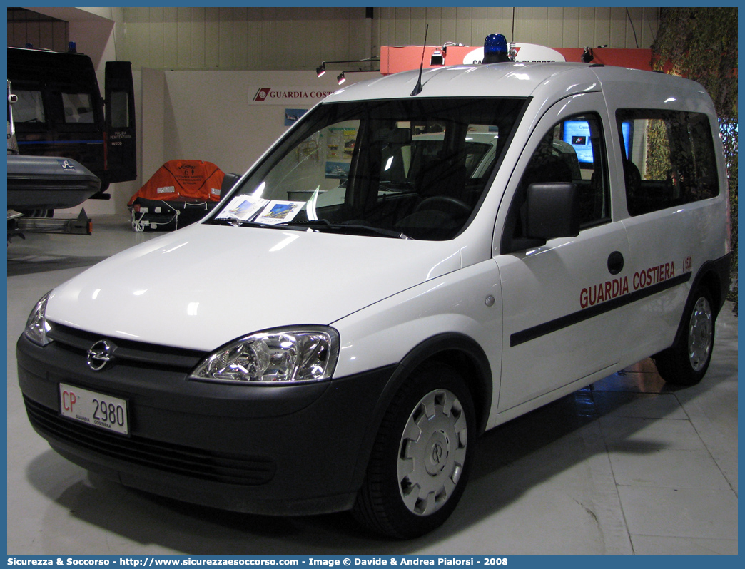 CP 2980
Corpo delle Capitanerie di Porto
Guardia Costiera 
Opel Combo III serie
Parole chiave: CP;C.P.;GC;G.C.;Guardia;Costiera;Capitaneria;Capitanerie;di;Porto;Opel;Combo