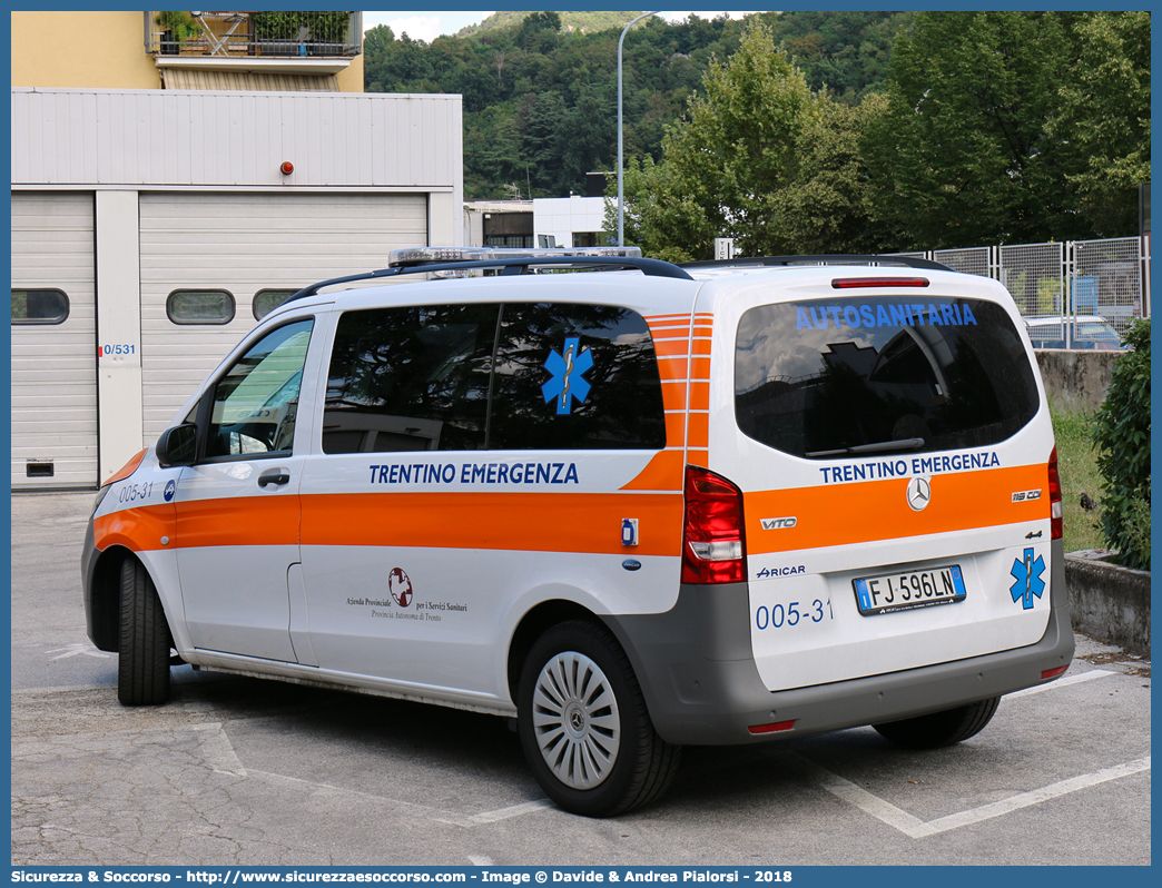 005-31
118 Trentino Emergenza
Mercedes Benz Classe V 4x4 III serie
Allestitore Aricar S.p.A.
Parole chiave: 118;Trentino;Emergenza;Trento;Automedica;Auto Medica;Automedicalizzata;Auto Medicalizzata;Autosanitaria;Auto Sanitaria;Mercedes Benz;Classe V;Vito;4x4;4 x 4;Aricar