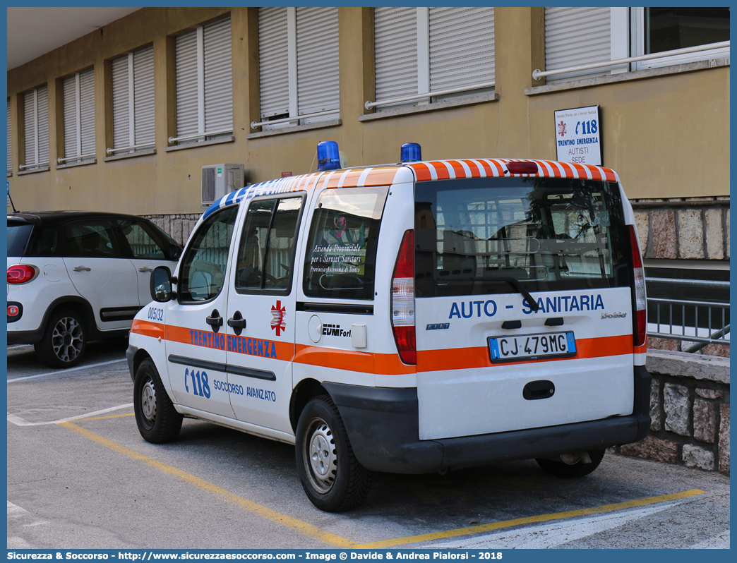 005-32
118 Trentino Emergenza
Fiat Doblò I serie
Allestitore EDM S.r.l.
(II variante)
Parole chiave: 118;Trentino;Emergenza;Trento;Automedica;Auto Medica;Autosanitaria;Auto Sanitaria;Fiat;Doblò;Doblo;EDM;E.D.M.