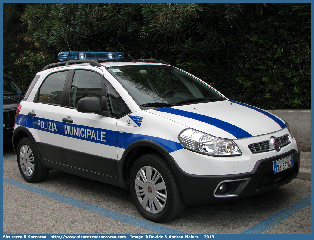 Polizia Locale YA537AG
Polizia Municipale
Comune di Sant'Antonio Abate
Fiat Sedici II serie
Parole chiave: Polizia;Locale;Municipale;Sant&#039;Antonio Abate;Sant Antonio Abate;Fiat;Sedici;YA537AG;YA 537 AG