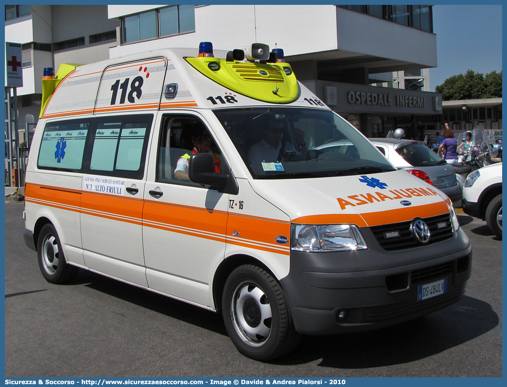 TZ16
118 Alto Friuli
Volkswagen Transporter T5
Allestitore Aricar S.p.A.
Parole chiave: 118;Udine;Alto Friuli;Ambulanza;Autoambulanza;Volkswagen;Transporter;T5;T 5;Aricar;TZ16;TZ 16;TZ.16