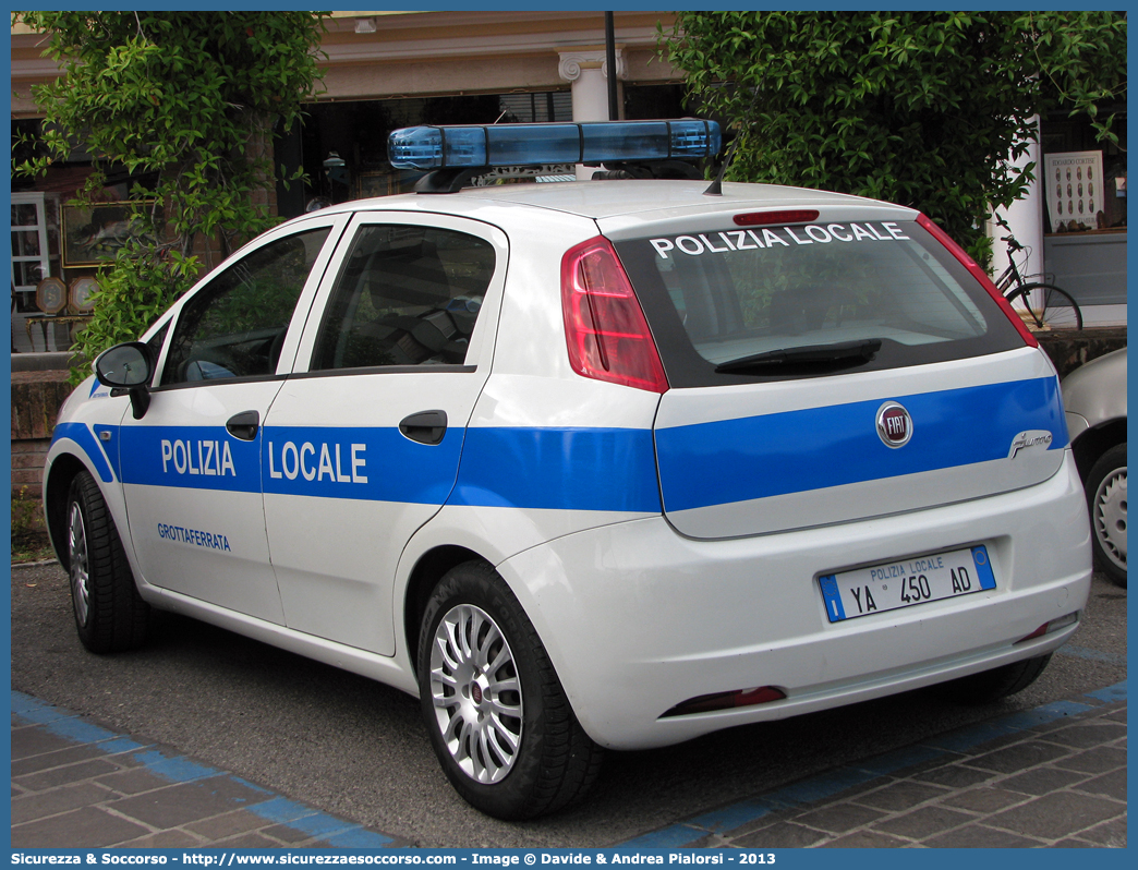 Polizia Locale YA450AD
Polizia Locale
Comune di Grottaferrata
Fiat Grande Punto
Parole chiave: Polizia;Locale;Municipale;Grottaferrata;Fiat;Grande Punto;YA450AD;YA 450 AD