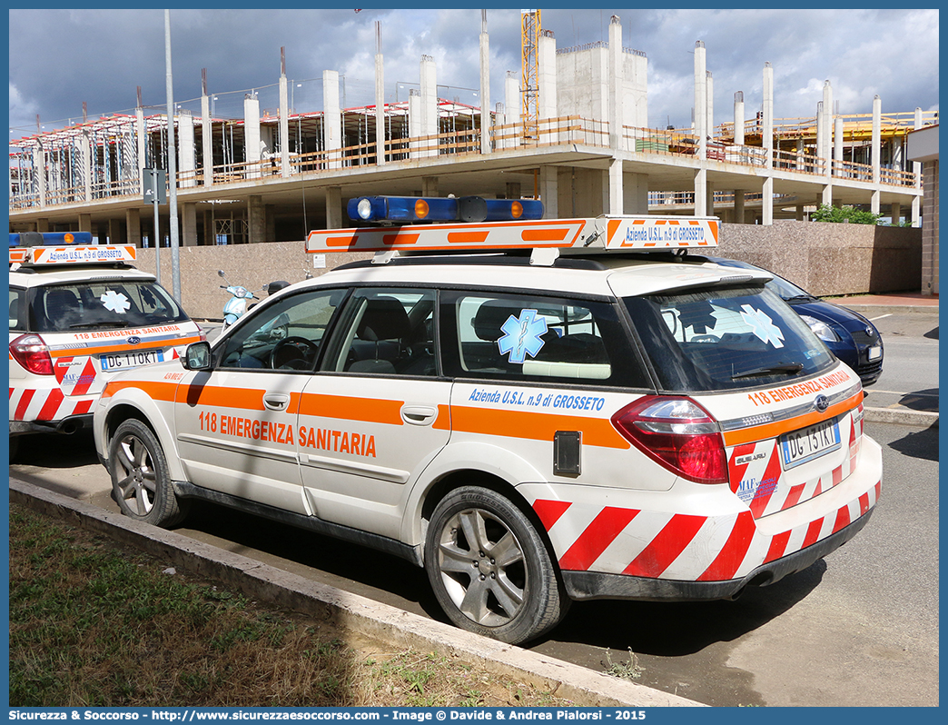 ALFA MIKE 03
118 Grosseto Soccorso
Subaru Outback III serie restyling
Allestitore MAF S.n.c.
Parole chiave: 118;Grosseto;Soccorso;Automedica;Automedicalizzata;Auto Medica;Auto Medicalizzata;Subaru;Outback;Maf;Mariani Alfredo e Figlio