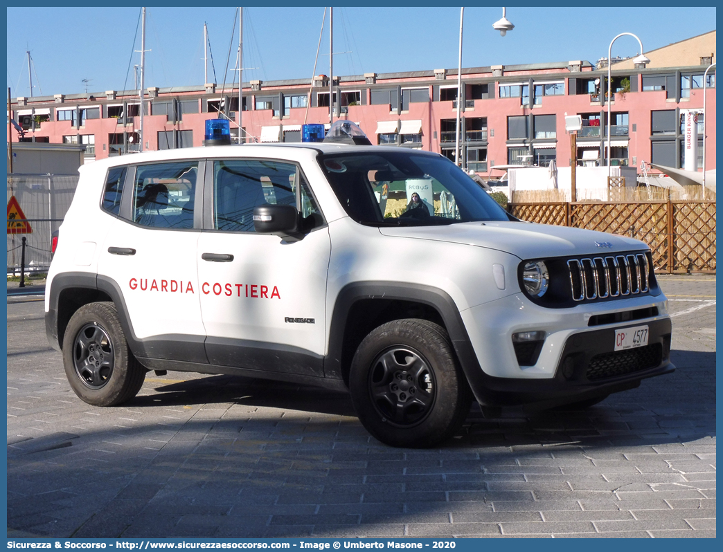 CP 4577
Corpo delle Capitanerie di Porto
Guardia Costiera
Jeep Renegade I serie restyling
Parole chiave: CP;C.P.;GC,G.C.;Guardia;Costiera;Capitaneria;Capitanerie;di;Porto;Jeep;Renegade