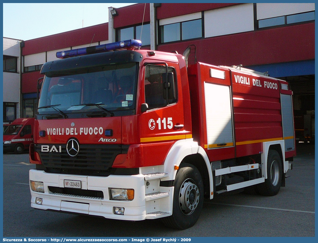 VF 22463
Corpo Nazionale Vigili del Fuoco
Mercedes Benz Atego 1828 I serie restyling
Allestitore BAI S.r.l.
Parole chiave: Corpo;Nazionale;Vigili del Fuoco;Vigili;Fuoco;ABP;A.B.P.;AutoBottePompa;AutoBotte;Mercedes Benz;Atego;1828;BAI;B.A.I.;22463