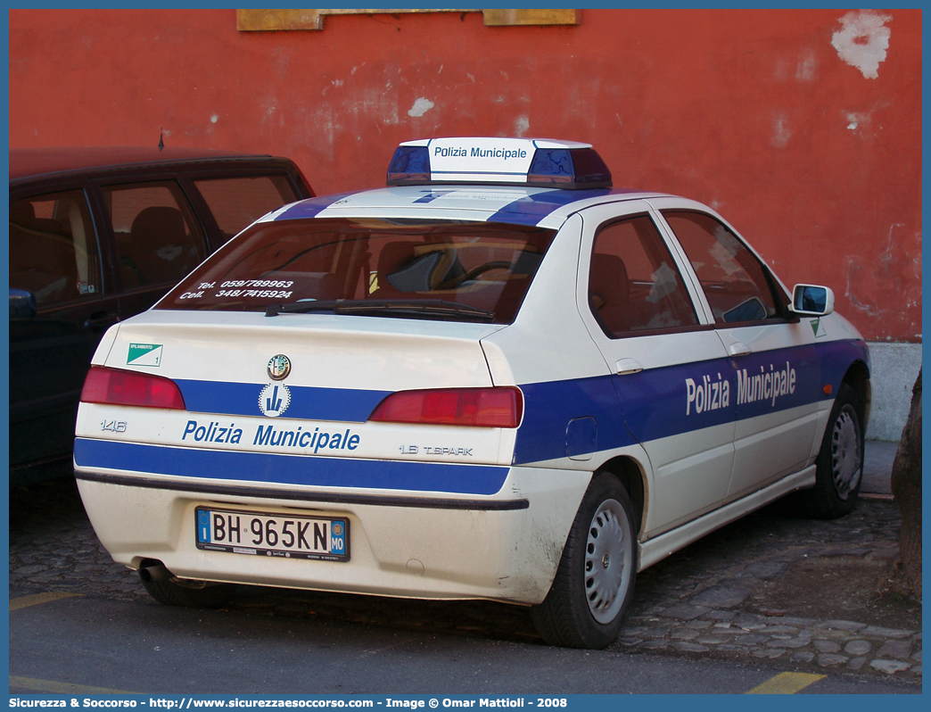 -
Polizia Municipale
Comune di Spilamberto
Alfa Romeo 146
Parole chiave: Polizia;Locale;Municipale;Spilamberto;Alfa Romeo;146