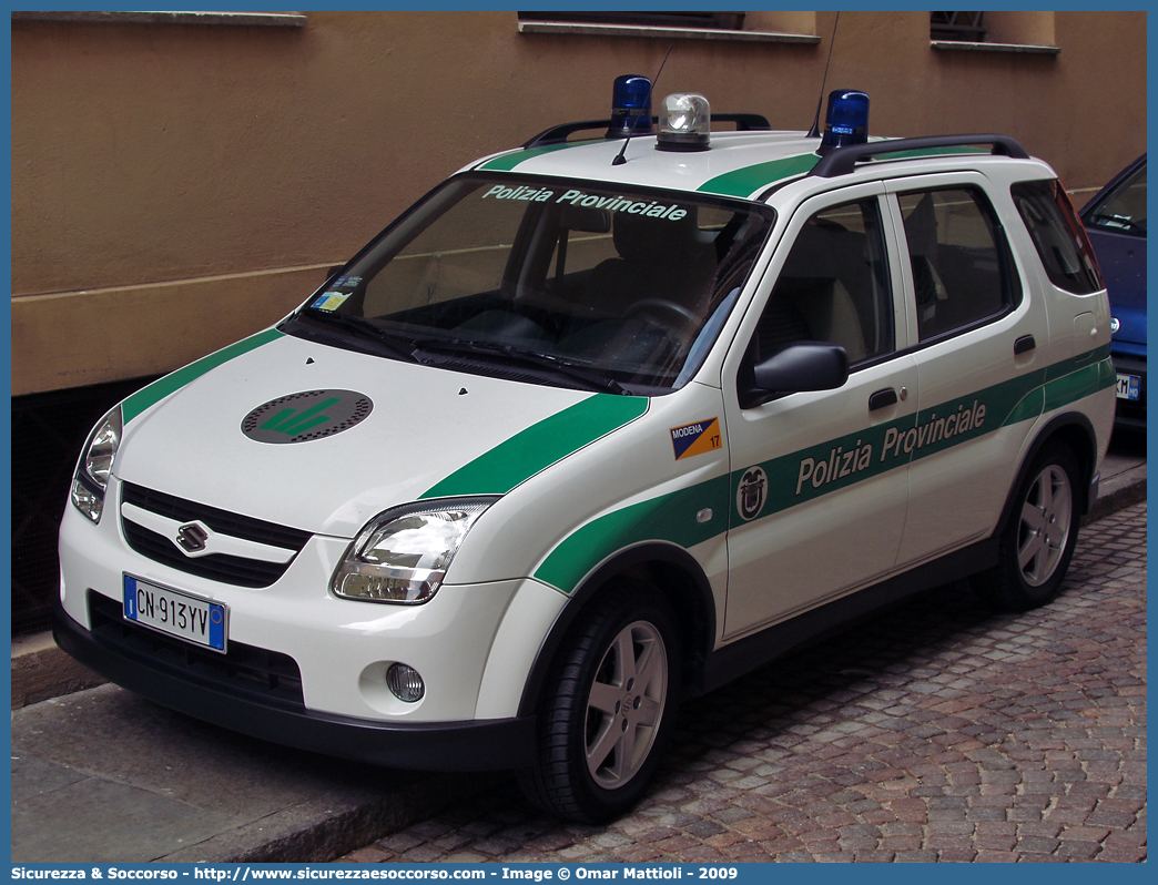 -
Polizia Provinciale
Provincia di Modena
Suzuki Ignis 4x4 II serie
Allestitore Bertazzoni S.r.l.
(variante)
Parole chiave: Polizia;Locale;Provinciale;Modena;Suzuki;Ignis;4x4;Bertazzoni