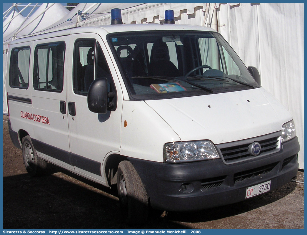 CP 2760
Corpo delle Capitanerie di Porto
Guardia Costiera 
Fiat Ducato II serie restyling
Parole chiave: Guardia Costiera;Capitaneria di Porto;Capitanerie di Porto;Fiat;Ducato