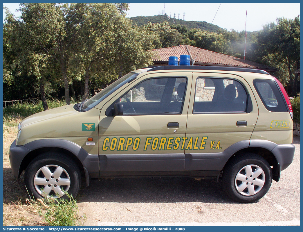 CFva C48 CA
Corpo Forestale
e di Vigilanza Ambientale
Regione Sardegna
Daihatsu Terios I serie
Parole chiave: CFVA;C.F.V.A.;Corpo;Forestale;Vigilanza;Ambientale;Sardegna;Daihatsu;Terios