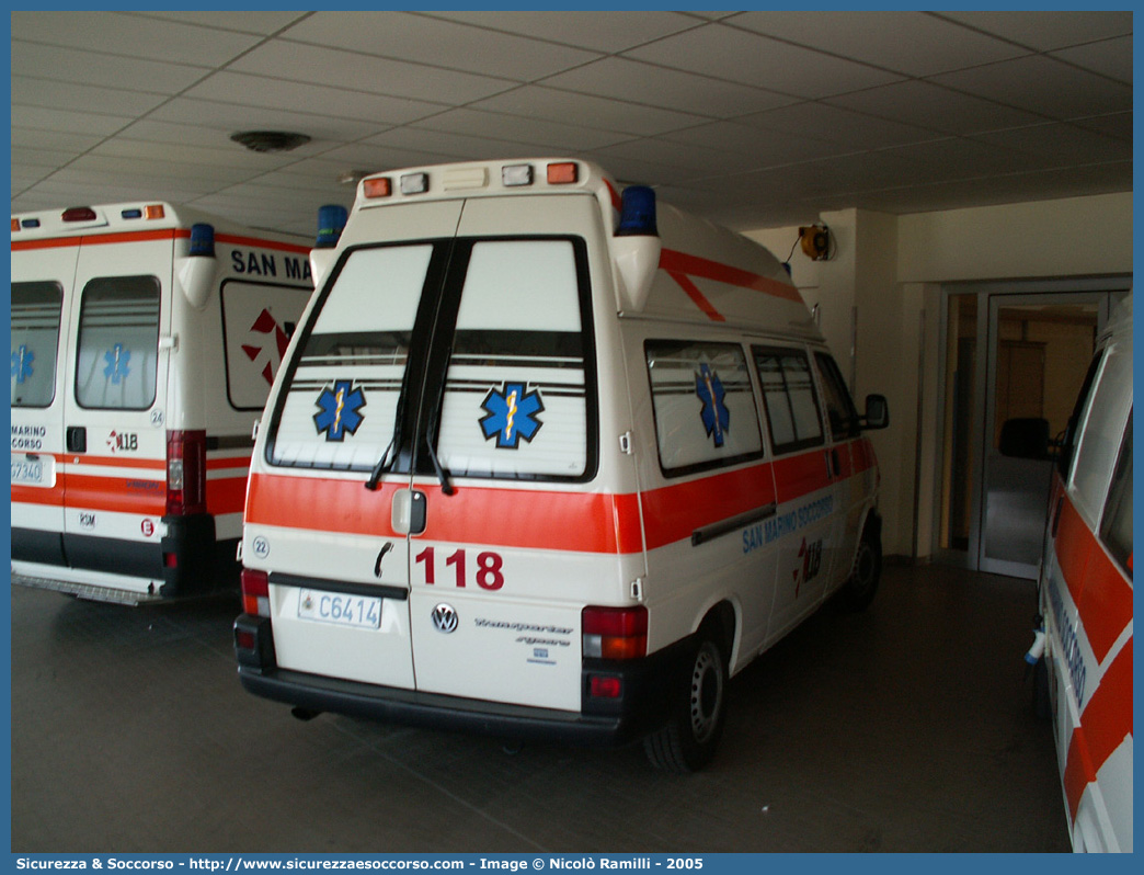 FALCO 22
118 San Marino Soccorso
Volkswagen Transporter T4
Allestitore MAF S.n.c.
Parole chiave: 118;San Marino;Soccorso;Ambulanza;Volkswagen;Transporter;T4;MAF;M.A.F.;Mariani Alfredo e Figlio