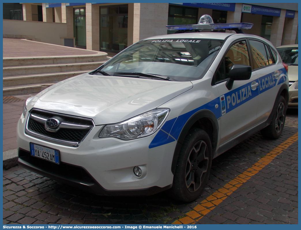 Polizia Locale YA452AM
Polizia Locale
Comune di Arrone
Subaru XV I serie
Allestitore Ciabilli S.r.l.
Parole chiave: Polizia;Locale;Municipale;Arrone;Subaru;XV;Ciabilli;YA452AM;YA 452 AM