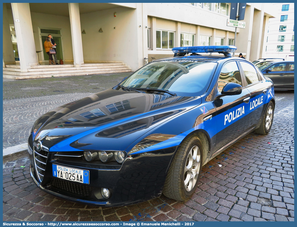 Polizia Locale YA025AA
Polizia Locale
Comune di Corciano
Alfa Romeo 159
(variante)
Parole chiave: Polizia;Locale;Municipale;Corciano;Alfa Romeo;159;YA025AA;YA 025 AA