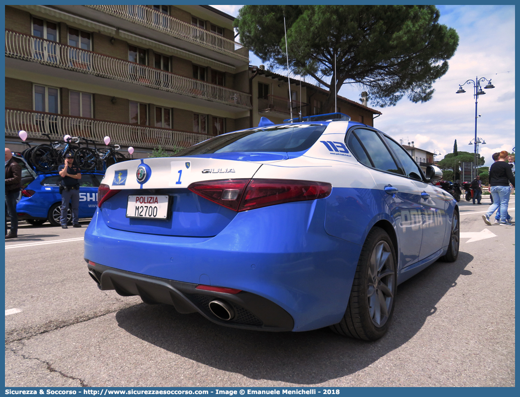 Polizia M2700
Polizia di Stato
Polizia Stradale
Alfa Romeo Nuova Giulia Veloce
Parole chiave: Polizia di Stato;Polizia;PS;Polizia Stradale;Alfa;Romeo;Nuova;Giulia;Veloce