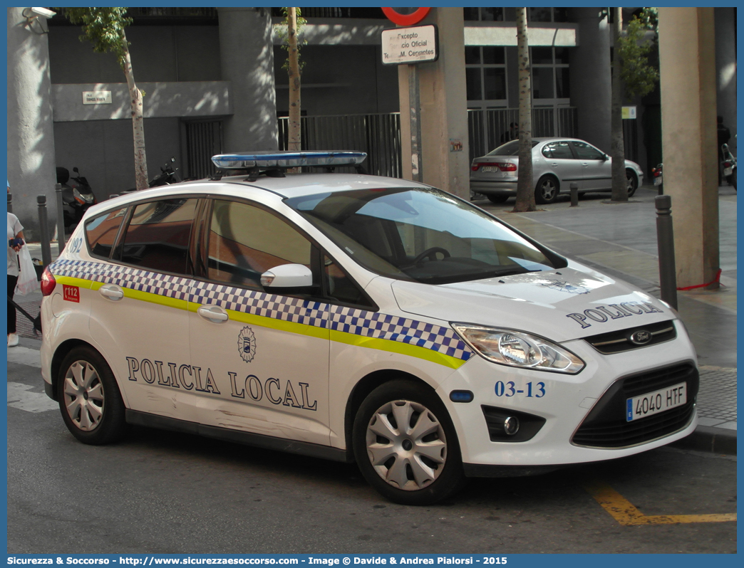 03-13
Reino de España
Policia Local Malaga
Ford C-Max II generation
Parole chiave: Regno di Spagna;Spagna;Espana;España;Reino de España;Policia;Local;Malaga;Ford;C-Max;C - Max;C;Max