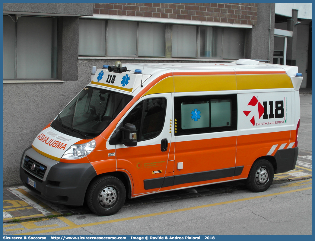 BRAVO 07
118 Romagna Soccorso
Ambito Territoriale di Rimini
Fiat Ducato III serie
Allestitore Boneschi S.r.l.
(variante)
Parole chiave: 118;Romagna;Soccorso;Rimini;Ambulanza;Fiat;Ducato;X;250;Savio;Boneschi