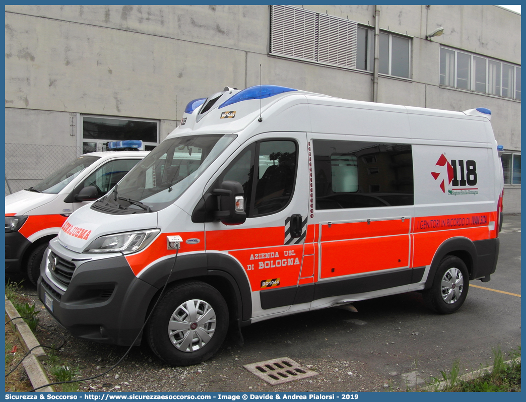 BO 1044
118 Bologna Soccorso
Fiat Ducato III serie restyling
Allestitore Vision S.r.l.
Parole chiave: 118;Bologna;Soccorso;Ambulanza;Autoambulanza;Fiat;Ducato;X290;X 290;Vision